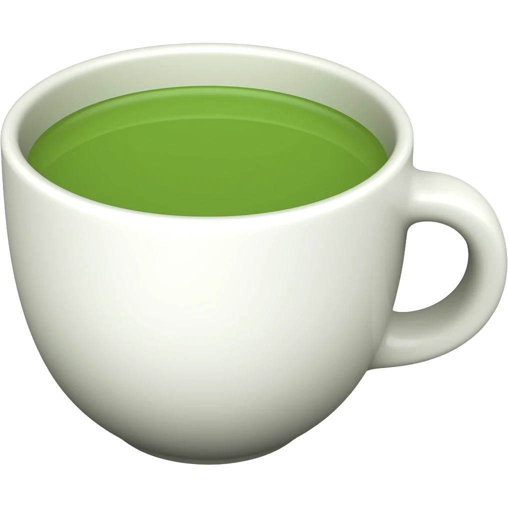 Cup of matcha emoji