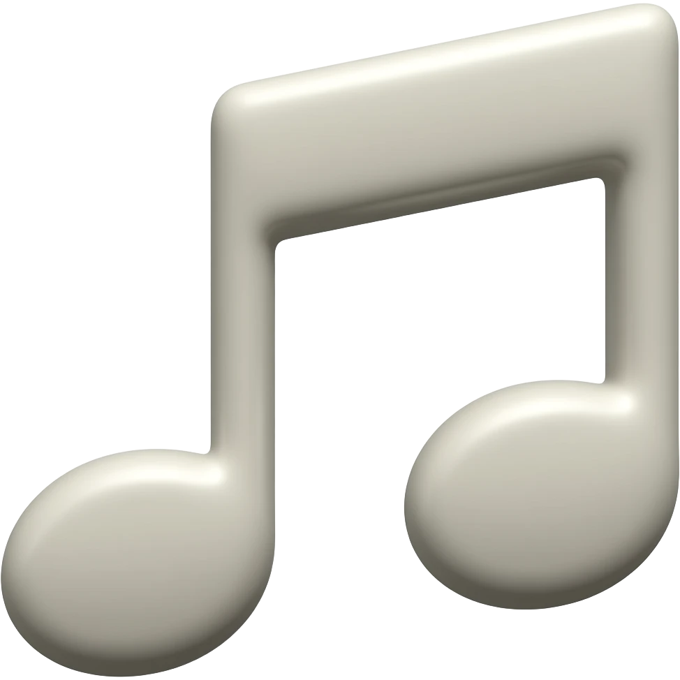 Nota musical, melodía emoji