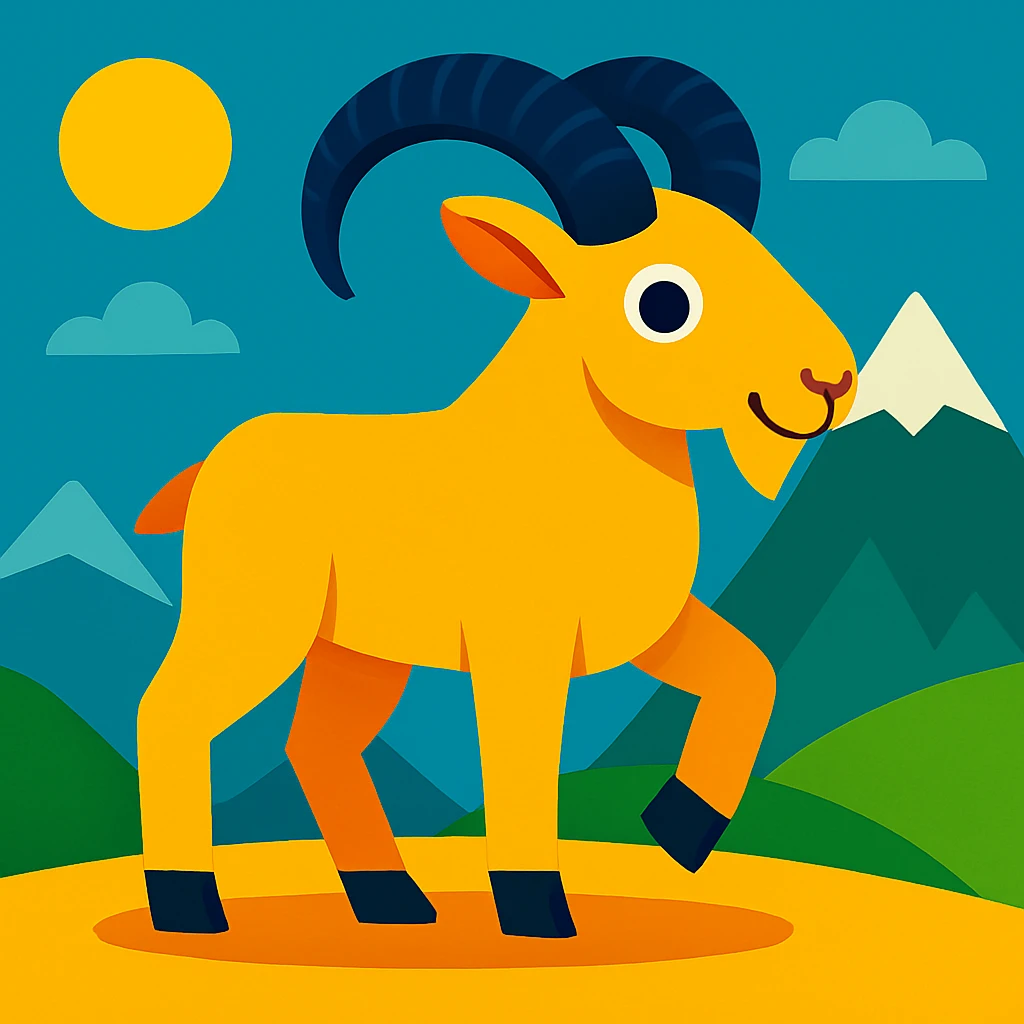 Mountain goat emoji
