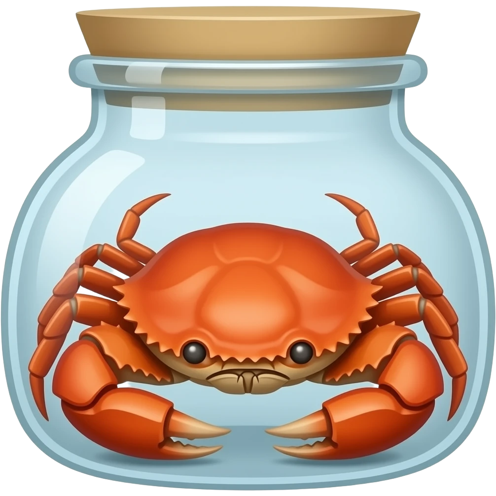Crabs in a jar emoji