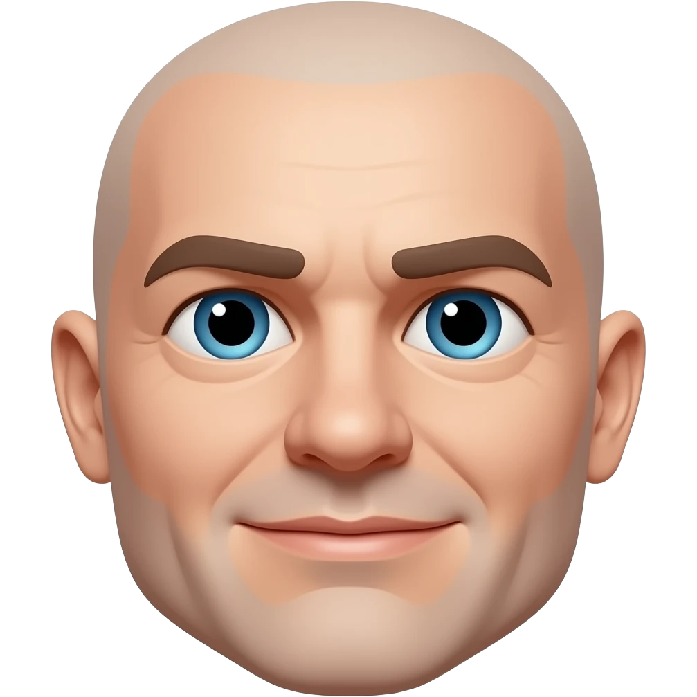 Distorted face emoji