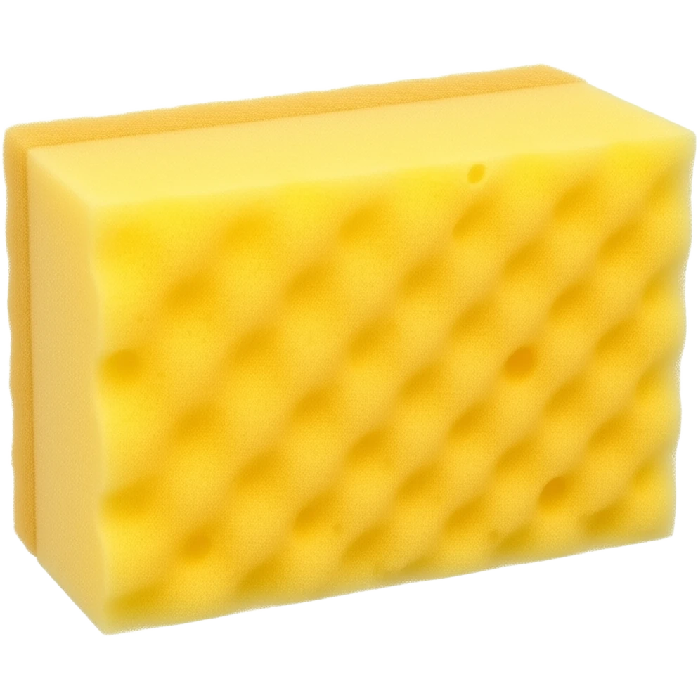 Yellow sponge rectangle sideways emoji