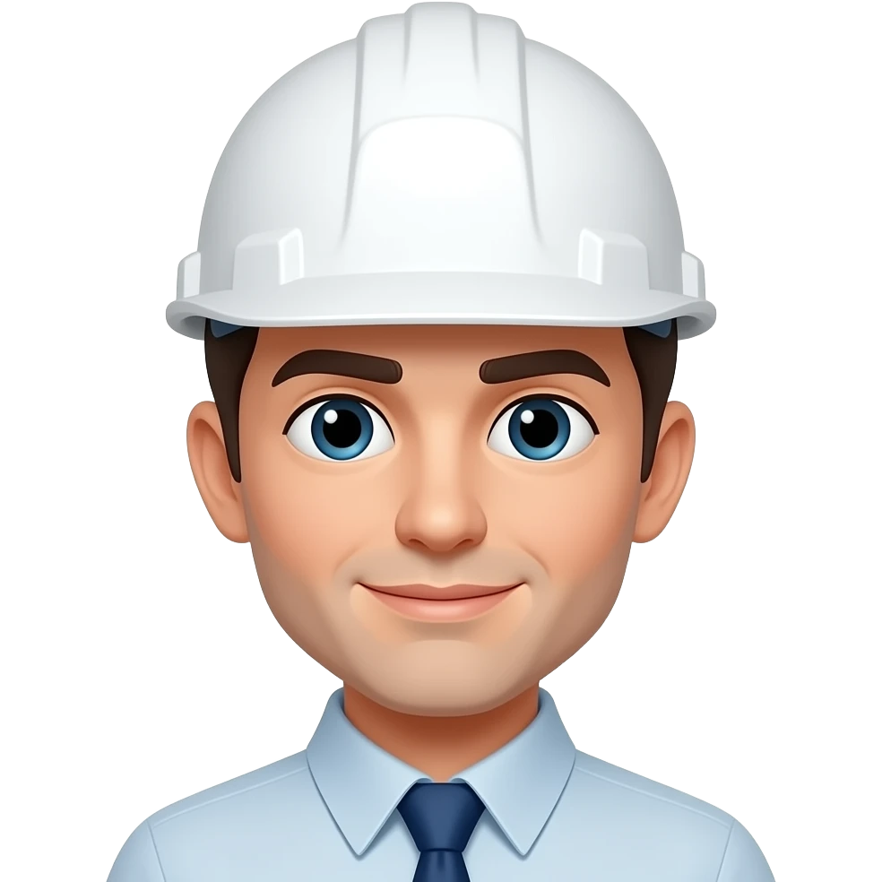 Civil engineer white halmet emoji