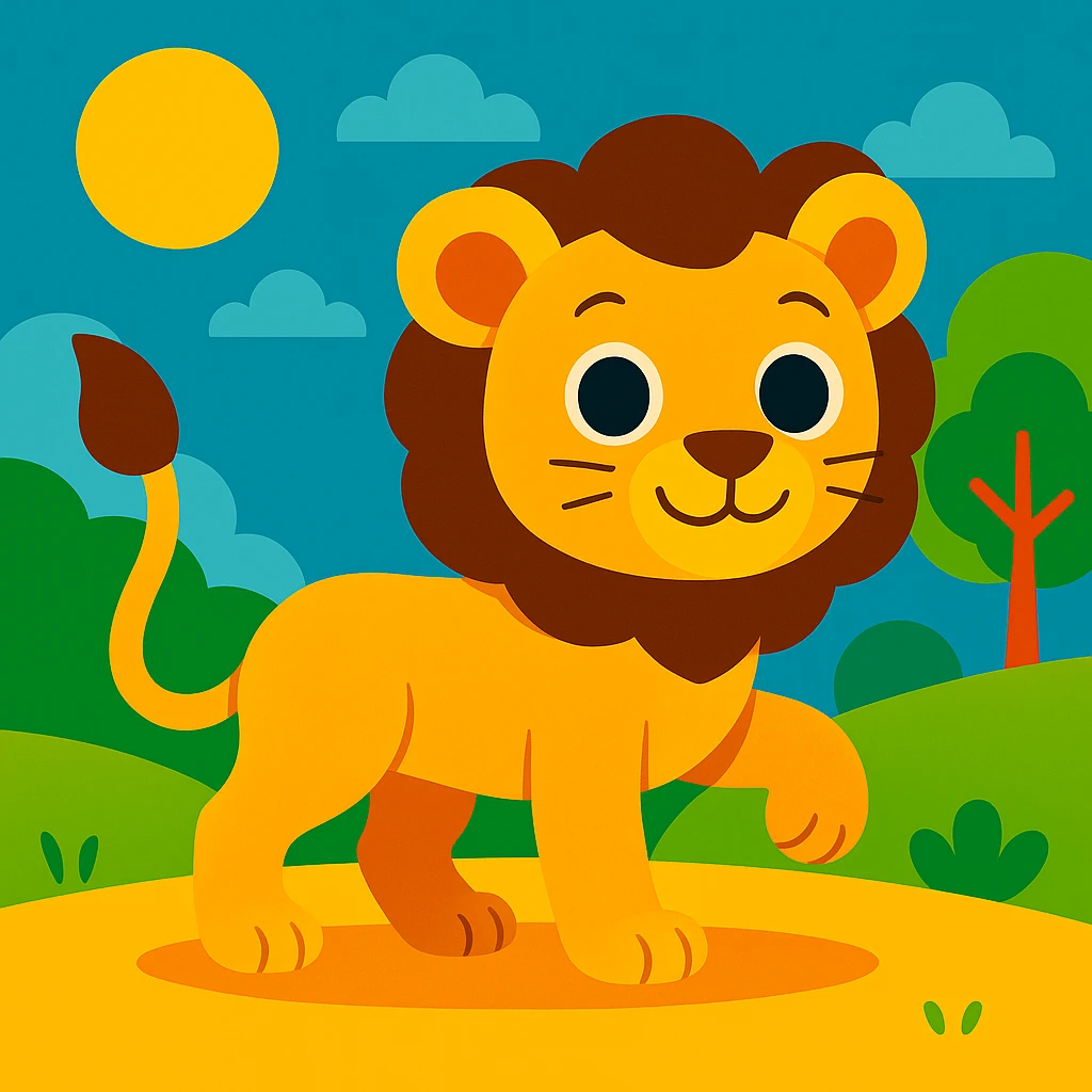 Lion cub emoji