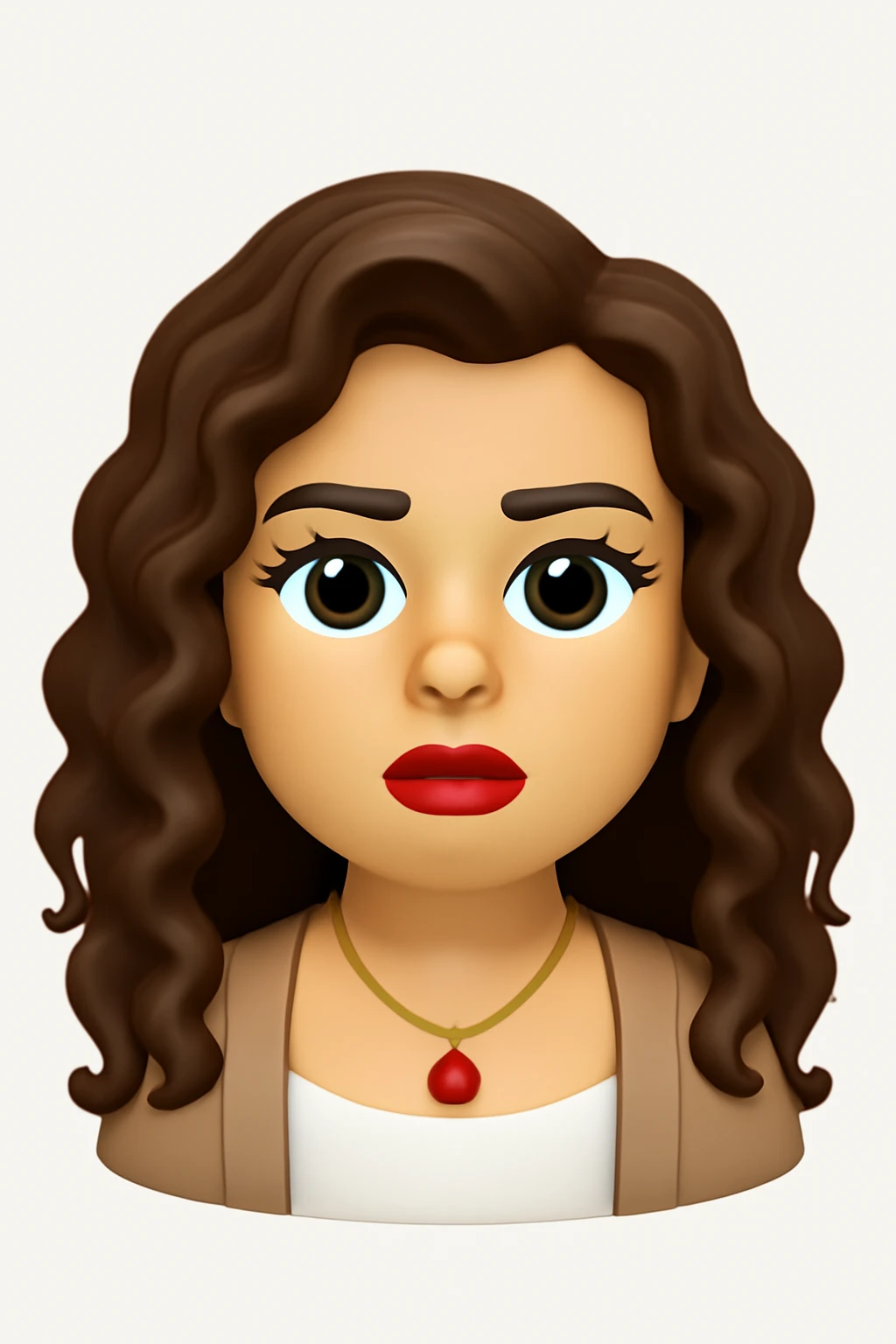 A 3D Apple-style emoji version of the uploaded image, preserving its colors, shapes, textures, and overall design, simplified into emoji form while keeping key details recognizable. Smooth glossy finish, soft shadows, high-quality render, minimal background emoji