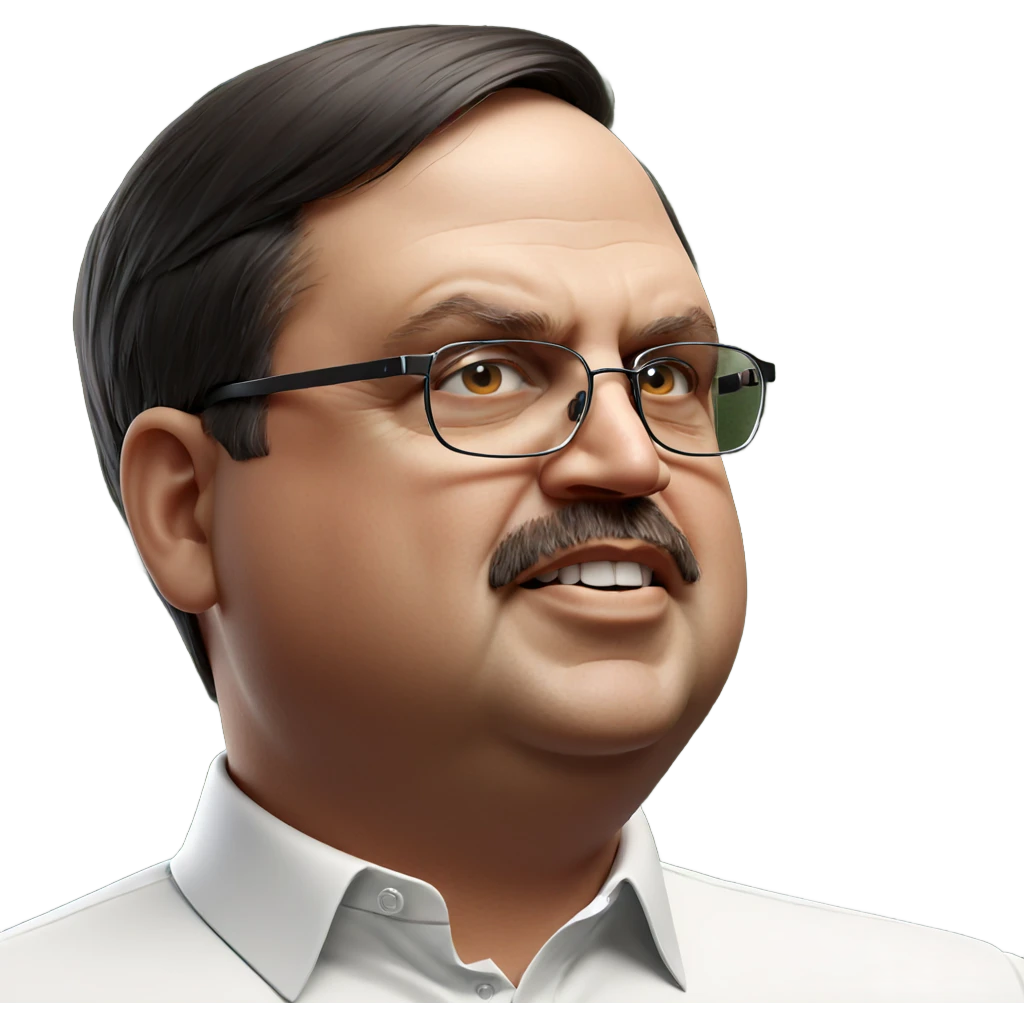 realistic portrait of male glasses emoji