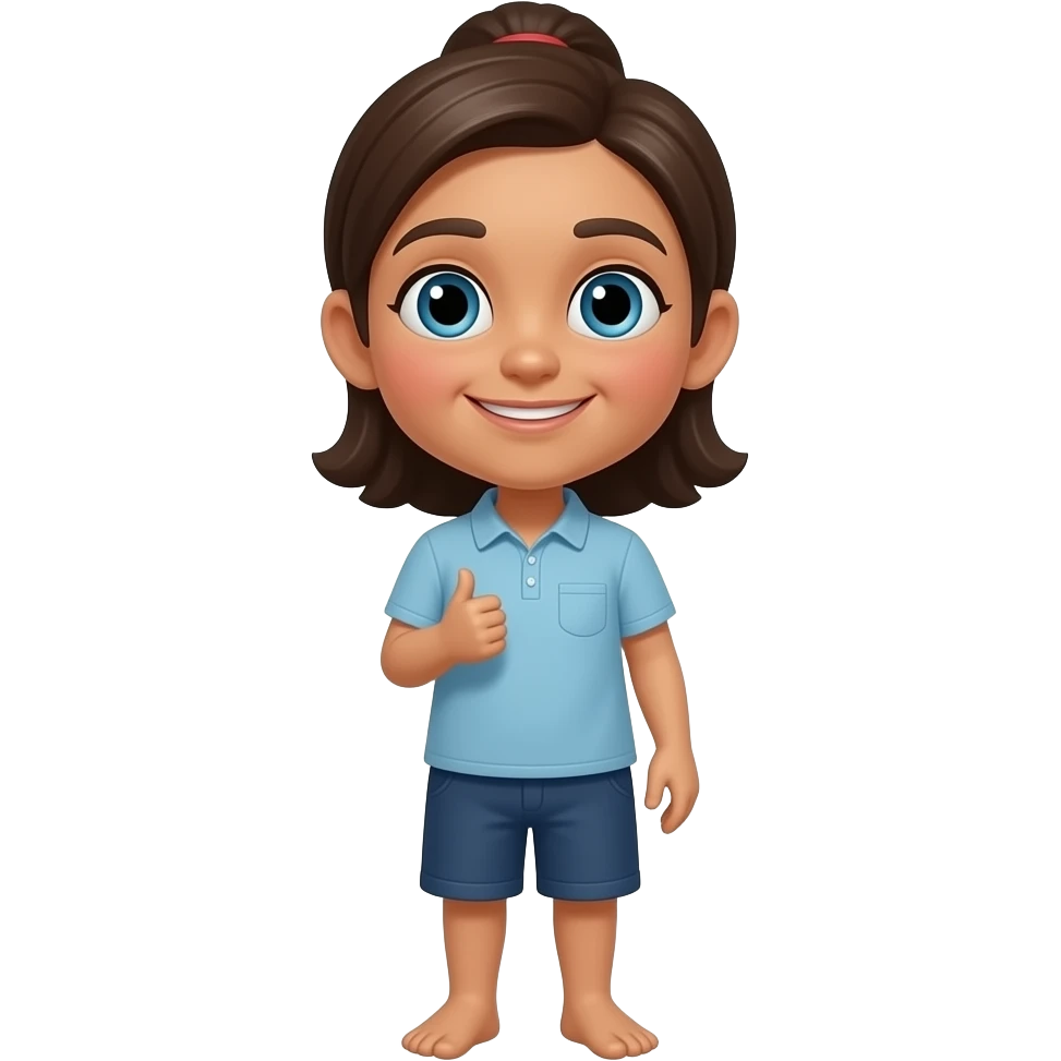 abelita diciendo adios y de cuerpo entero pero dicendo adios emoji