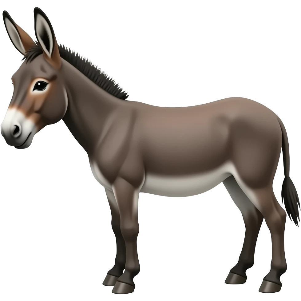 Cartoon 2d mule emoji