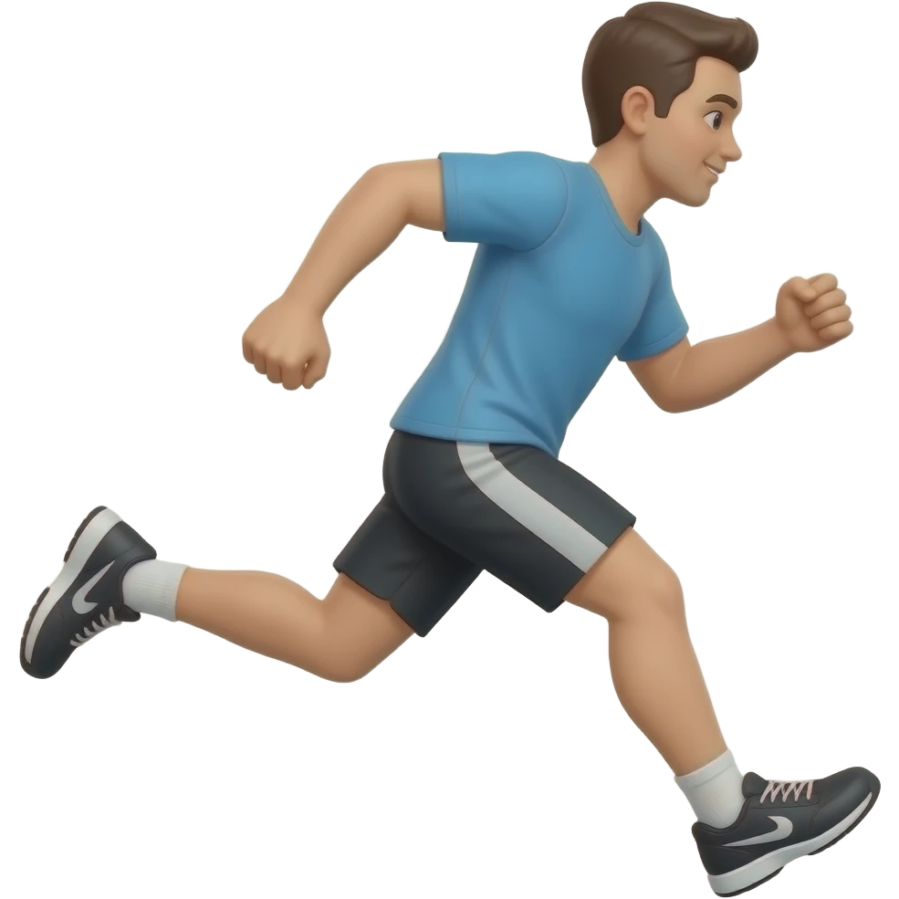 Emoji for the nigerian slang oya now a running man emoji