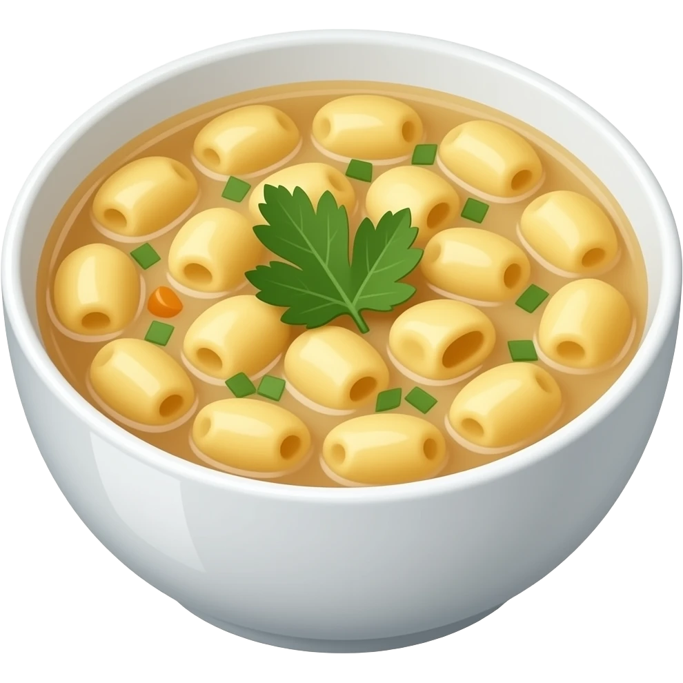chicken gnocci soup emoji