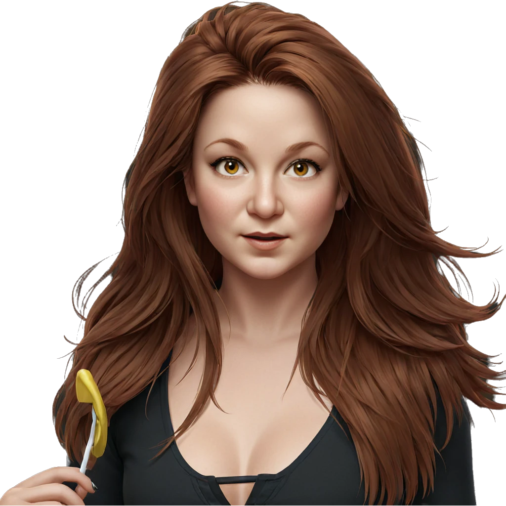 realistic portrait of girl emoji