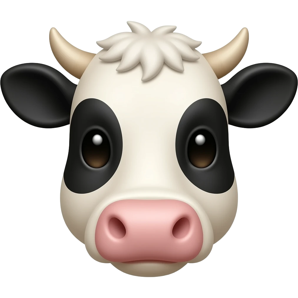 A small cow hed emoji