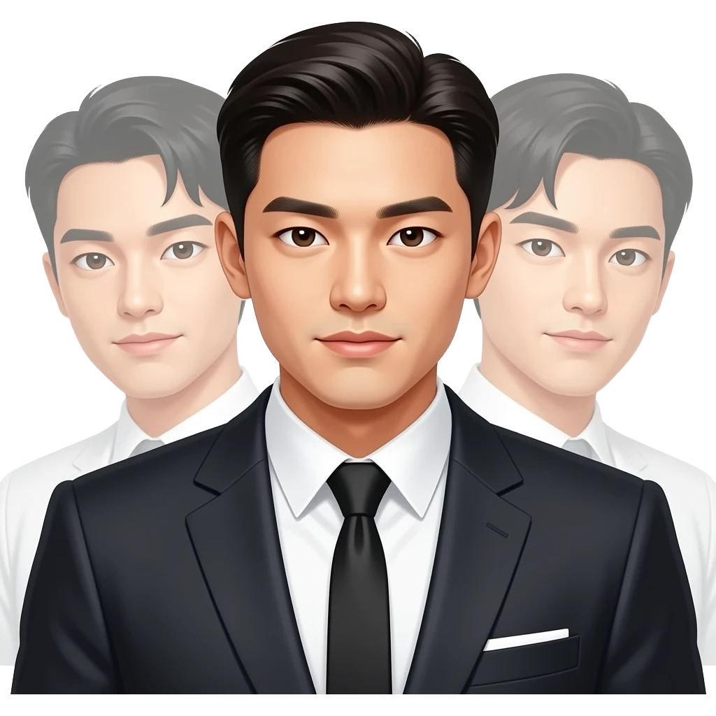 Korean Young Mafia Men emoji