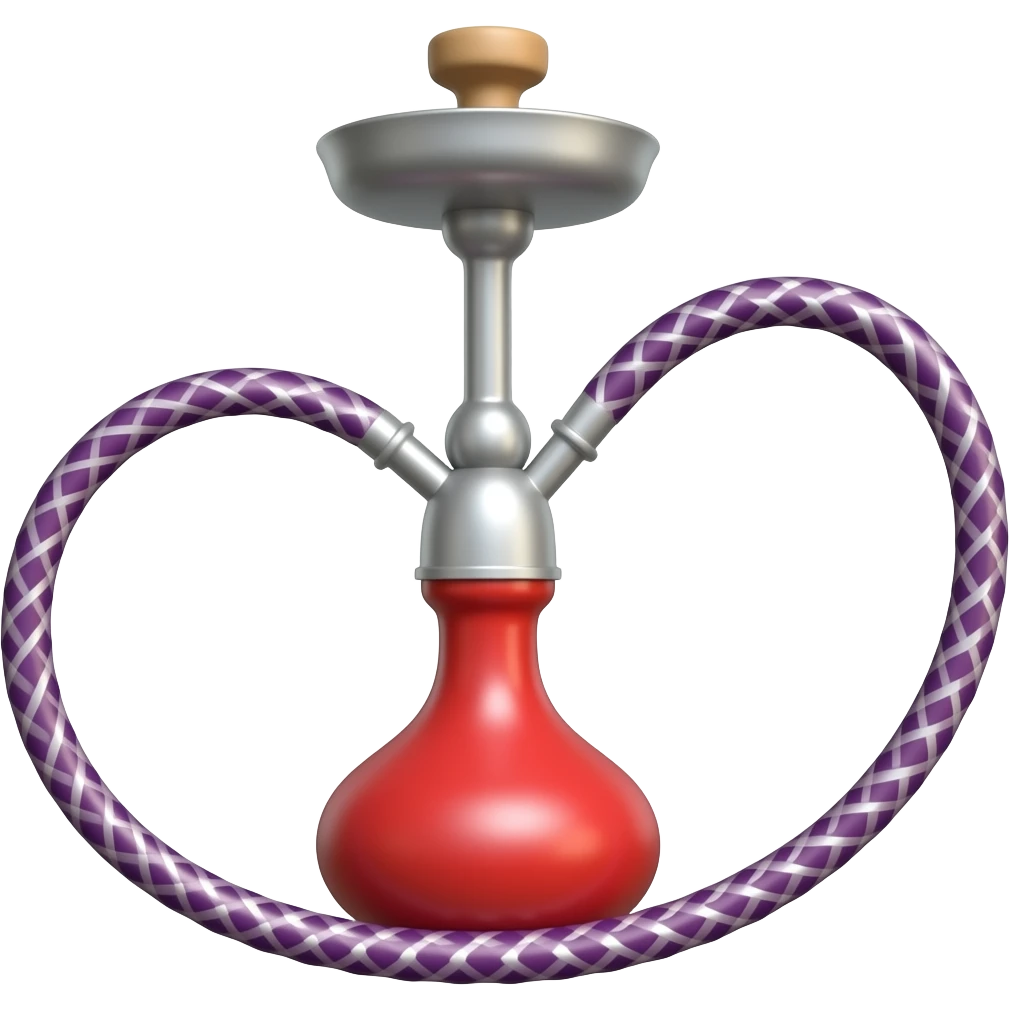 hookah red emoji