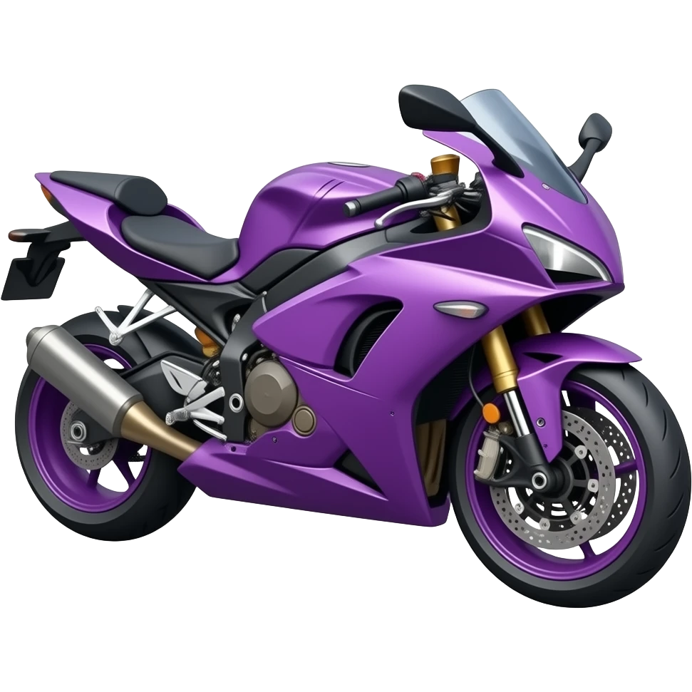 moto violette emoji