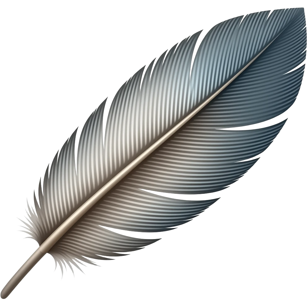 feather text emoji