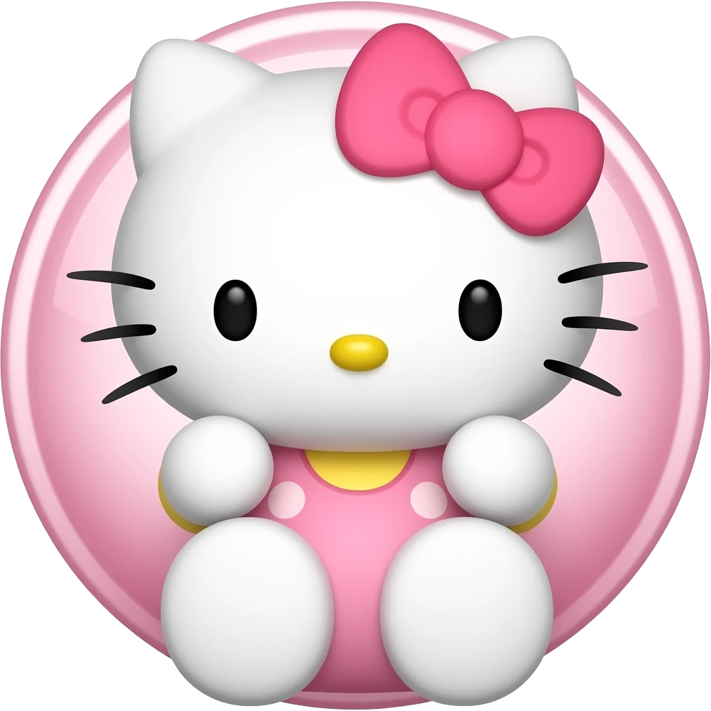 Hello Kitty rosa  emoji