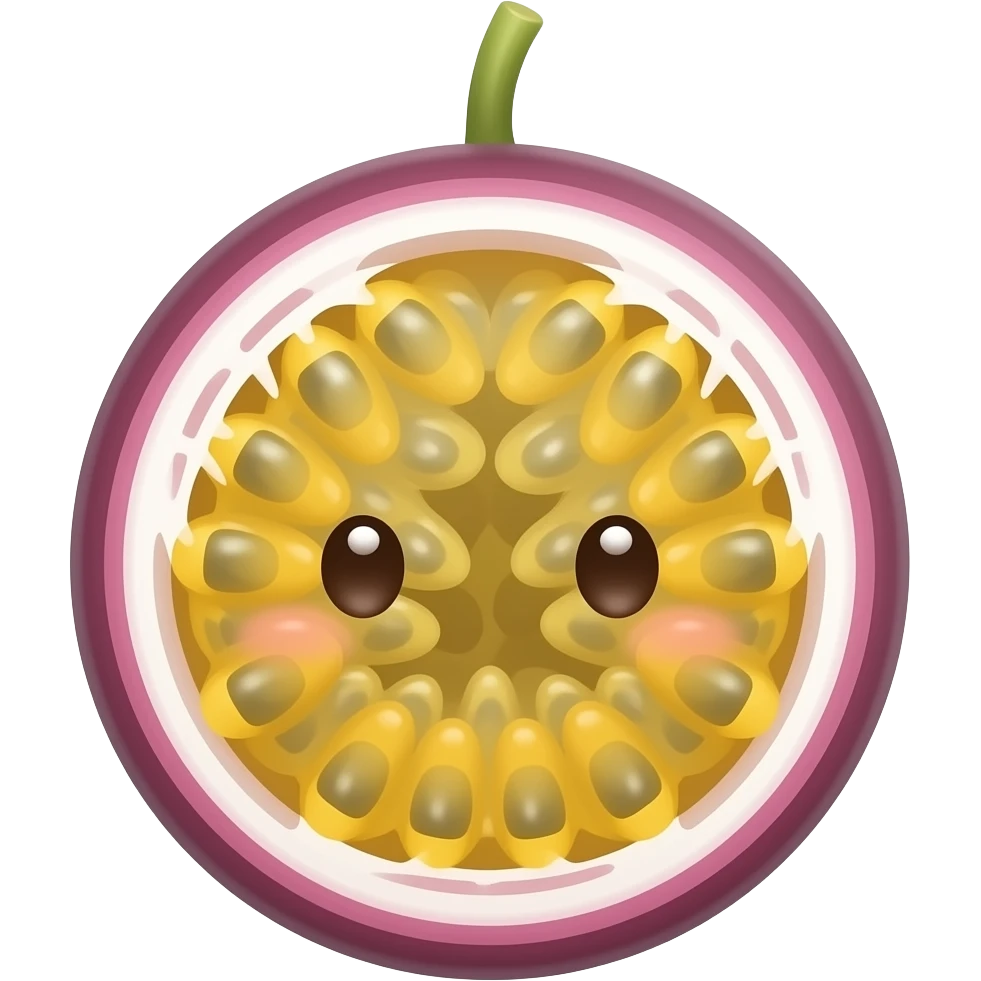 Kawaii granadilla emoji