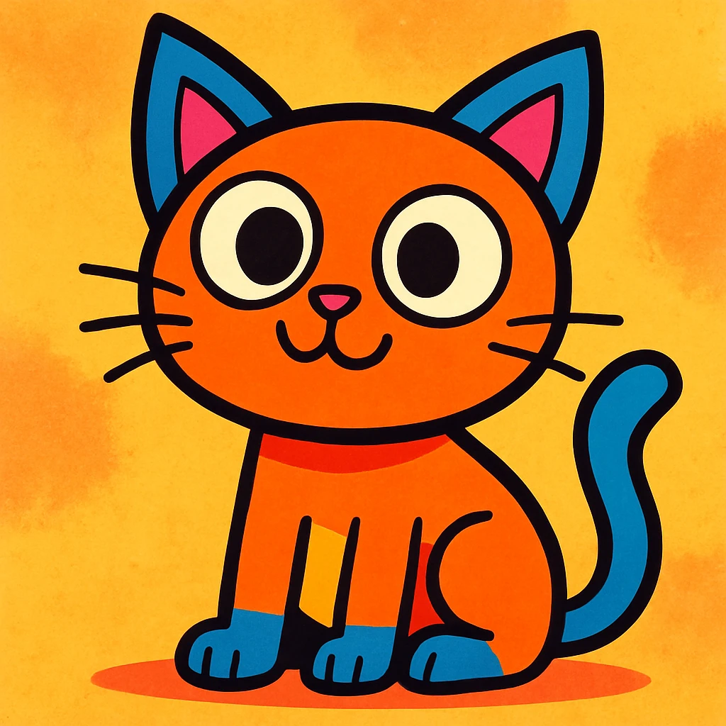 cartoon cat emoji