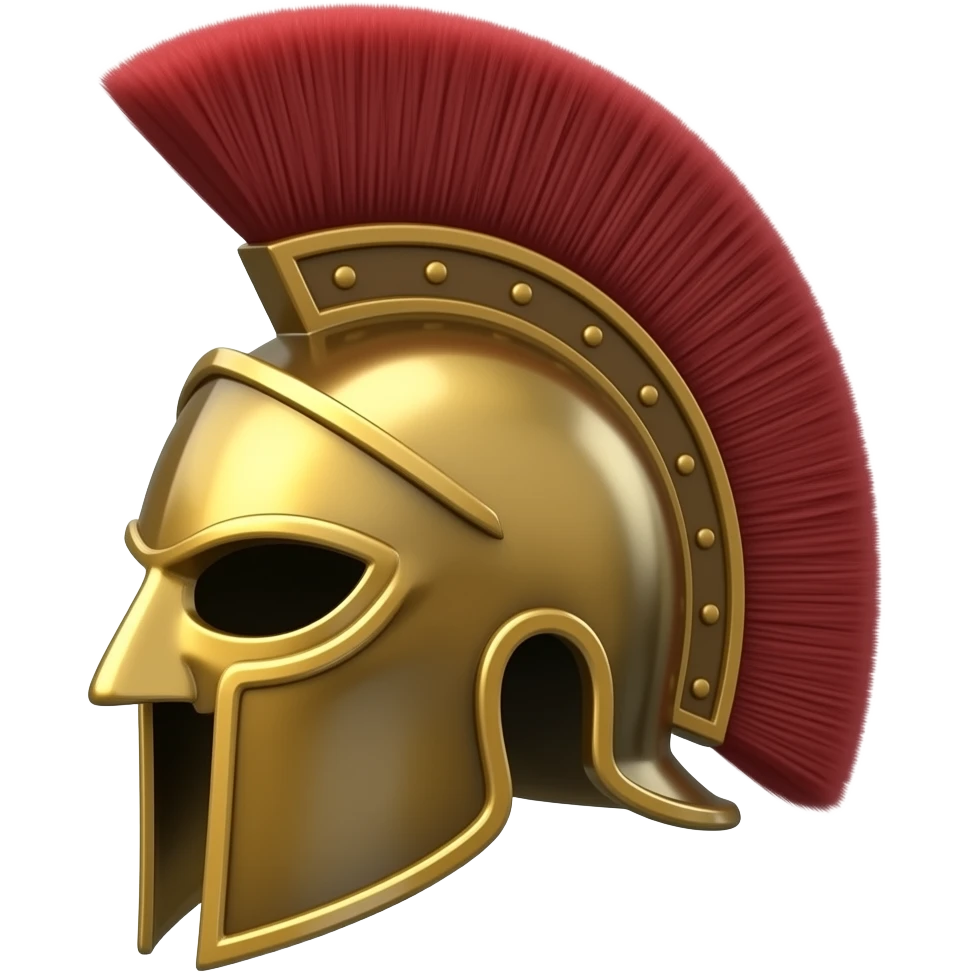Gladiator mask from film emoji