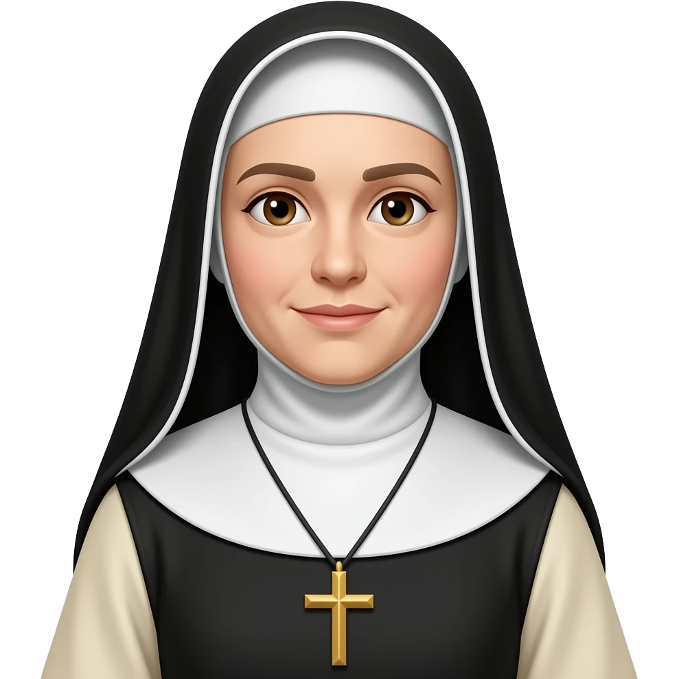 печальная настоятельница монастыря emoji