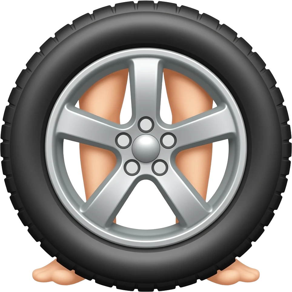 Llanta usando lebatado los piernas humano emoji