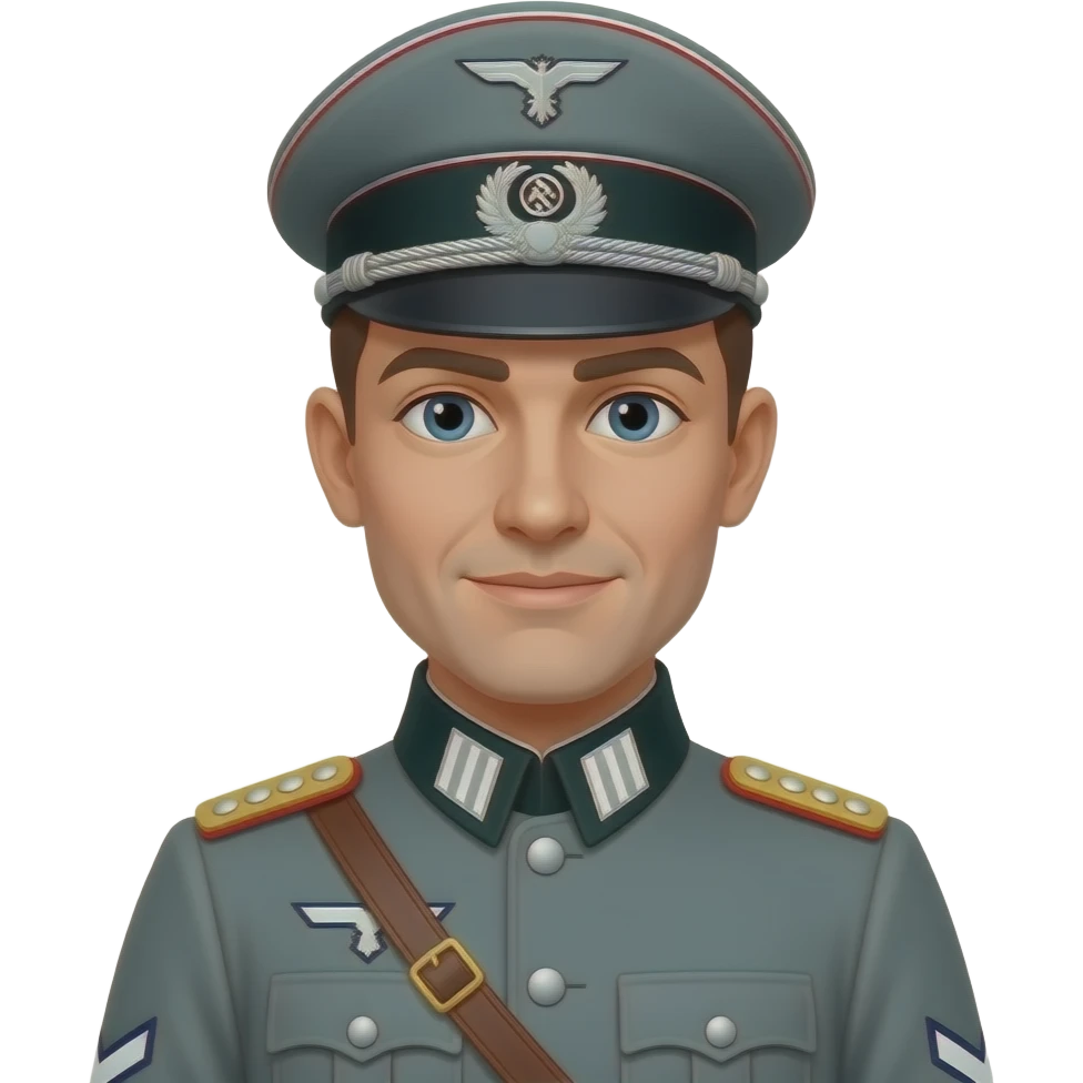 Minimalist world war 1 German troop emoji