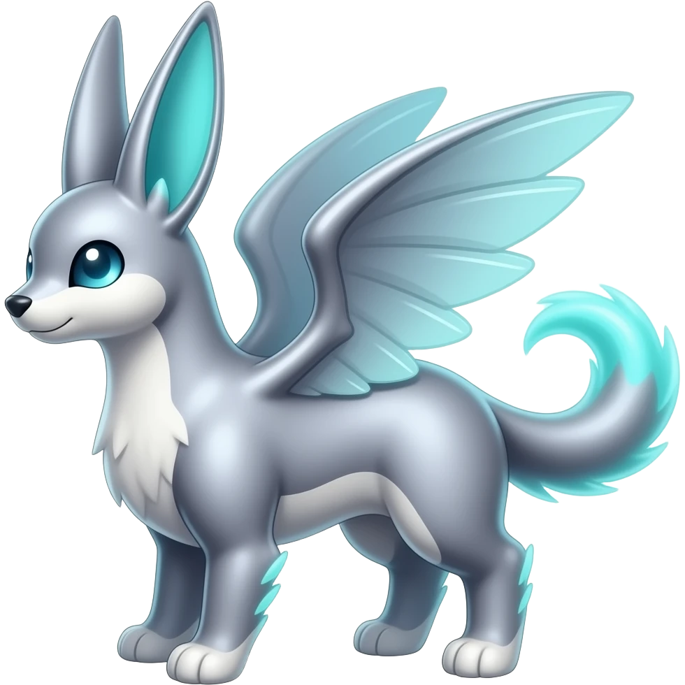 Trico-Silvally-fusion-hybrid-animal-creature with long ears emoji