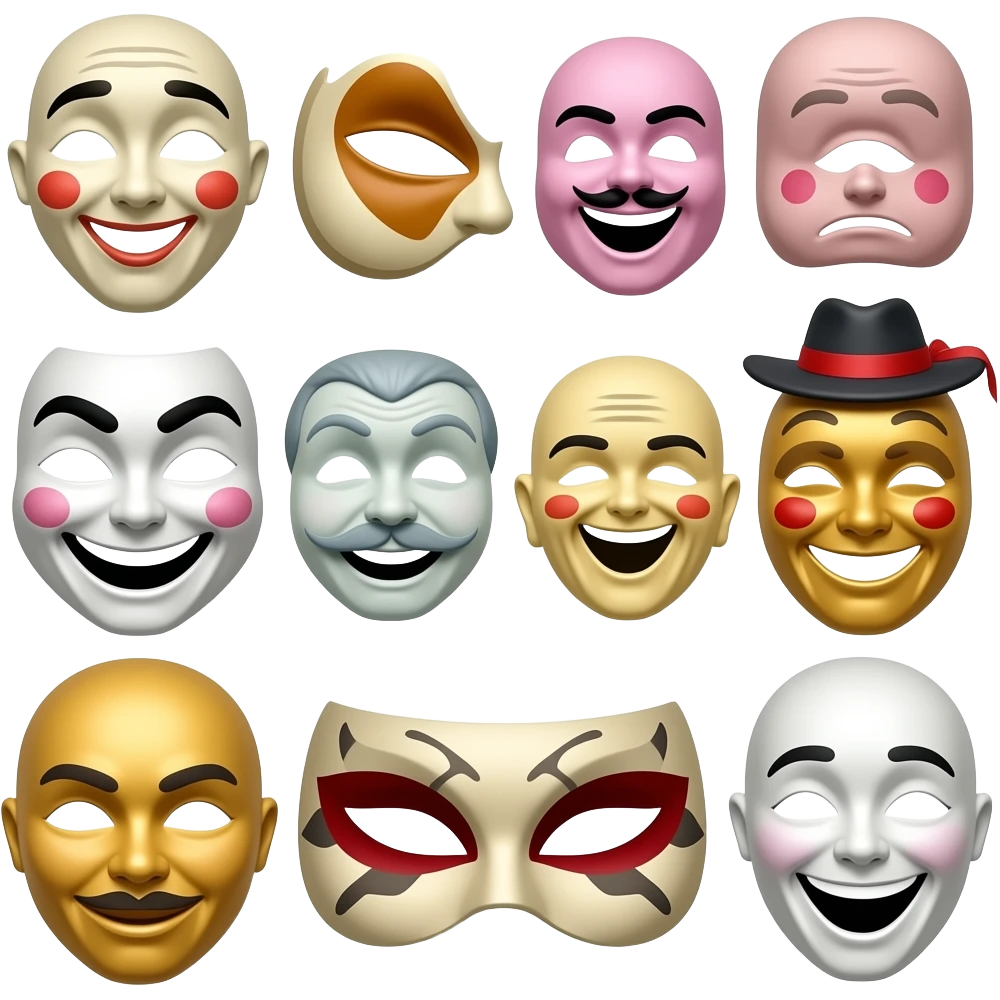 Performing Arts (Masks) emoji