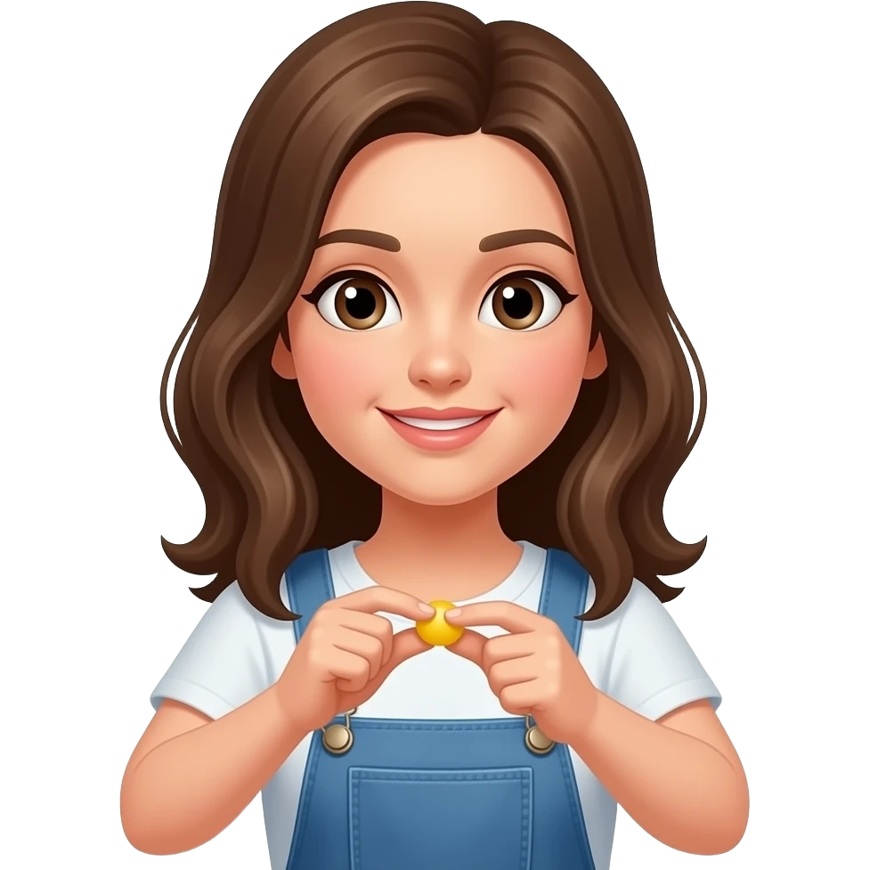 niña i quitandole la cosa amarilla que tiene en la mano derecha emoji
