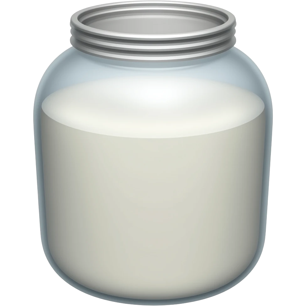 milk in silver container emoji