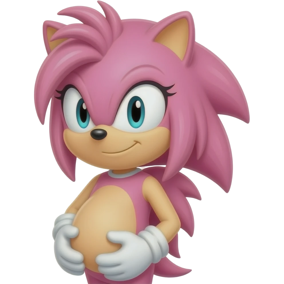 amy rose the hedgehog pregnant emoji