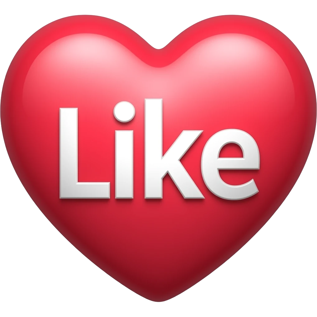 A heart saying like emoji