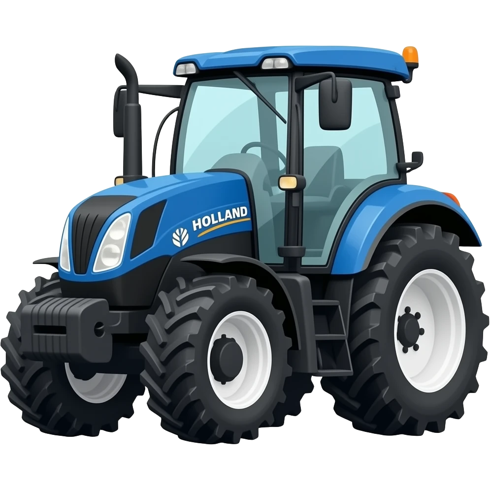 New Holland tractor emoji