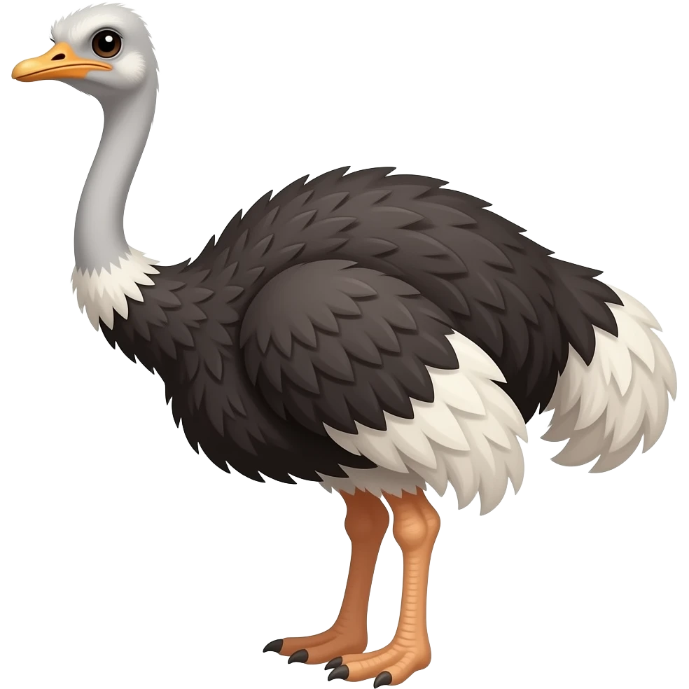 Ostrich emoji emoji