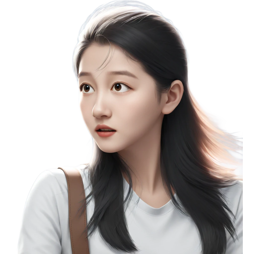 realistic portrait of girl emoji