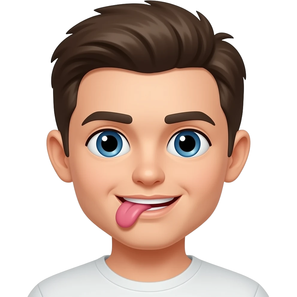 person licking butt emoji