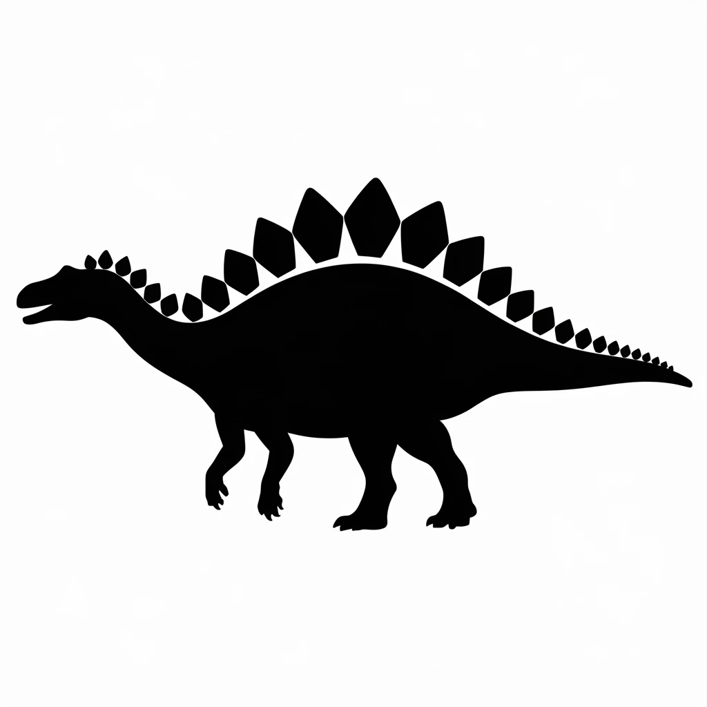 Ceratosaurus icon black silhouette emoji