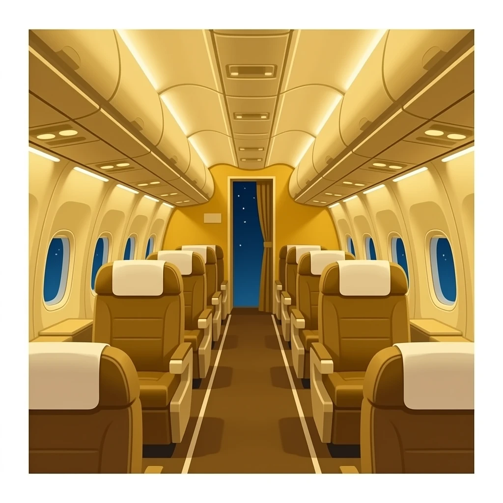 flight gold first class emoji