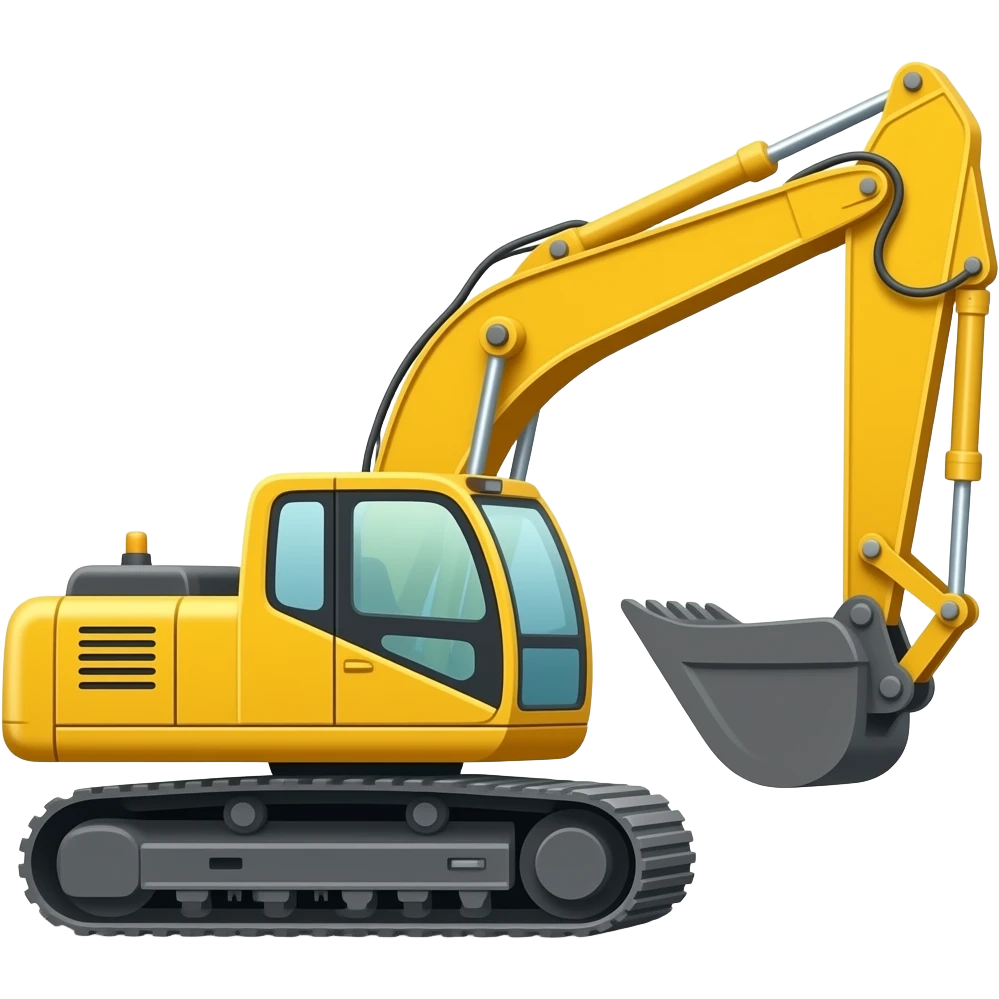 Create an emoji that represents an escavator emoji