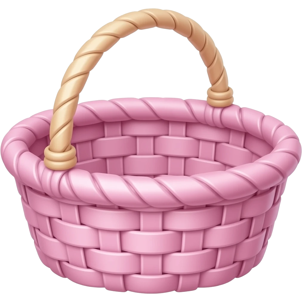 Small pink basket emoji
