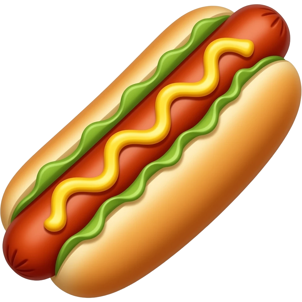 hot dog emoji