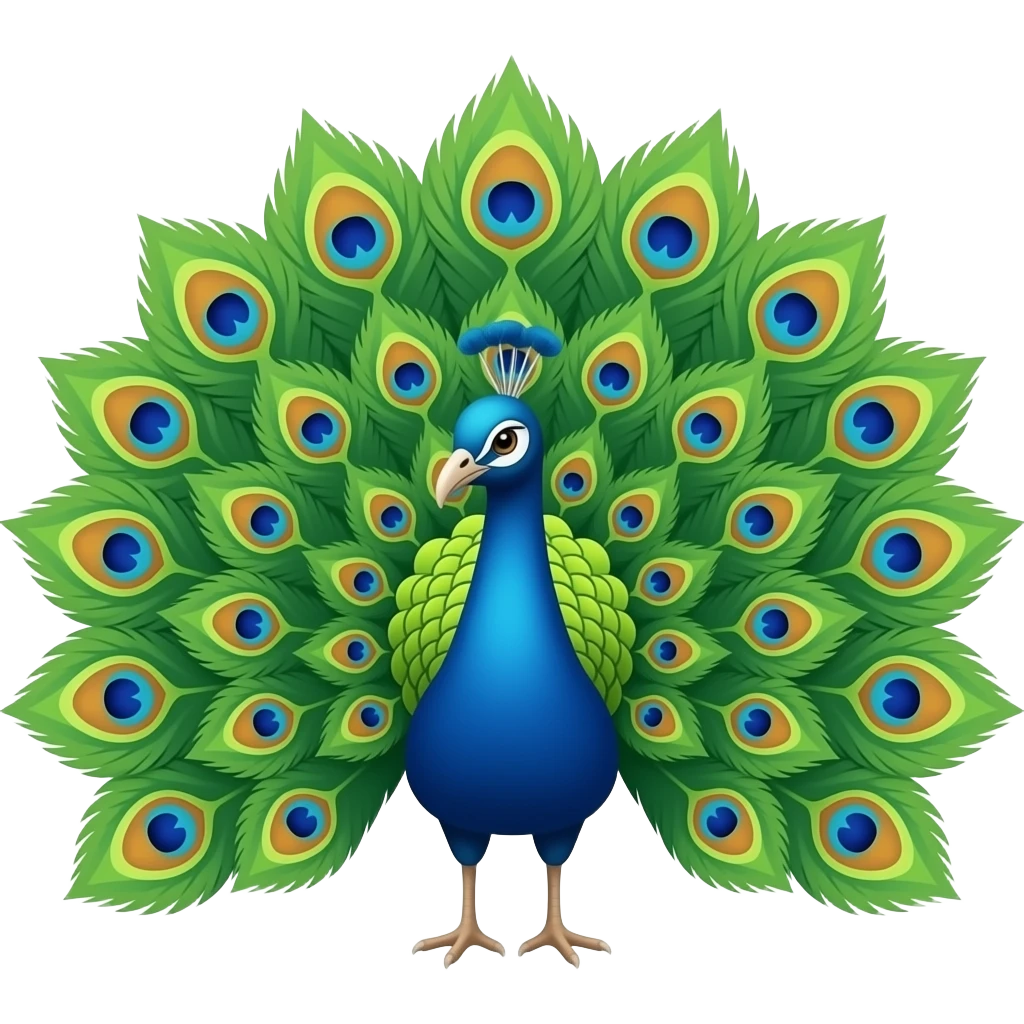 One feature of peacock called as morpankh emoji