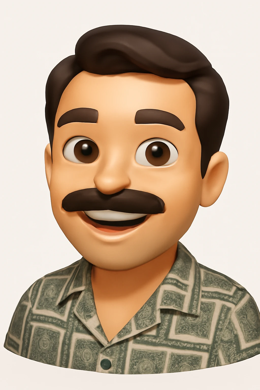 A 3D Apple-style emoji version of the uploaded image, preserving its colors, shapes, textures, and overall design, simplified into emoji form while keeping key details recognizable. Smooth glossy finish, soft shadows, high-quality render, minimal background emoji