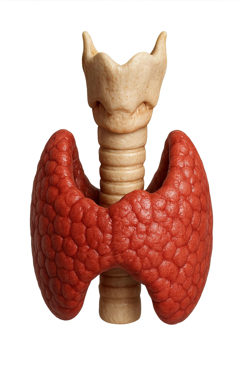 tiroide umana anatomica iperrealistica in 3d emoji