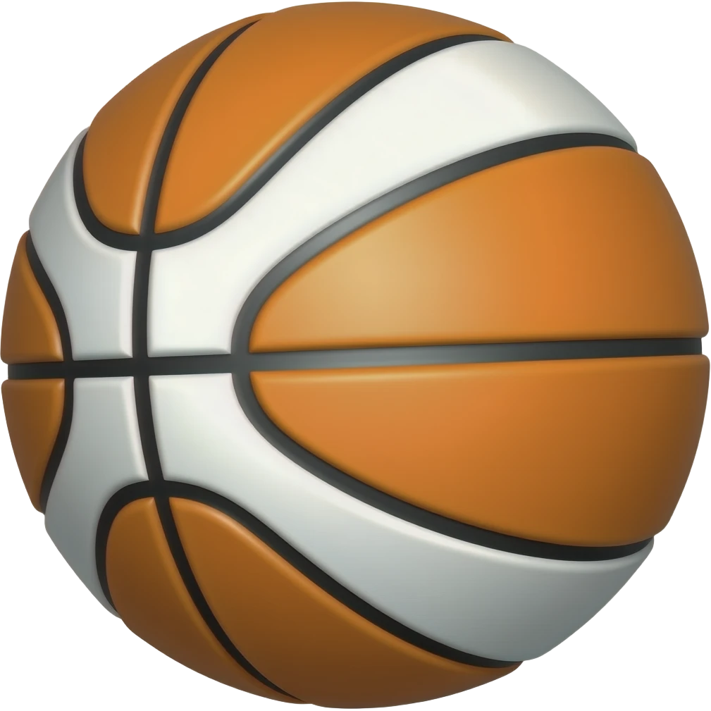 Basketball emoji just make the orange white 🏀 emoji