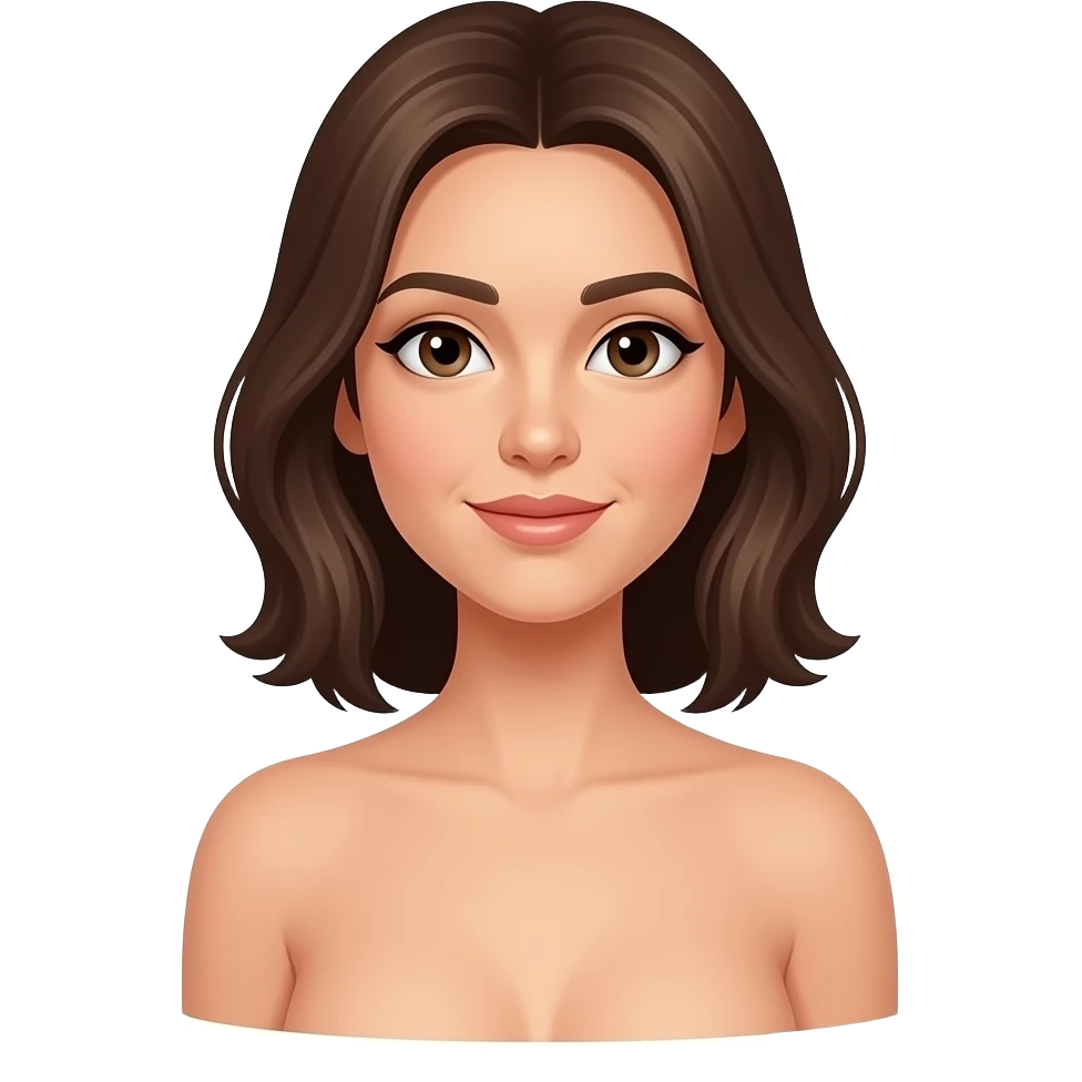 naked woman chest emoji