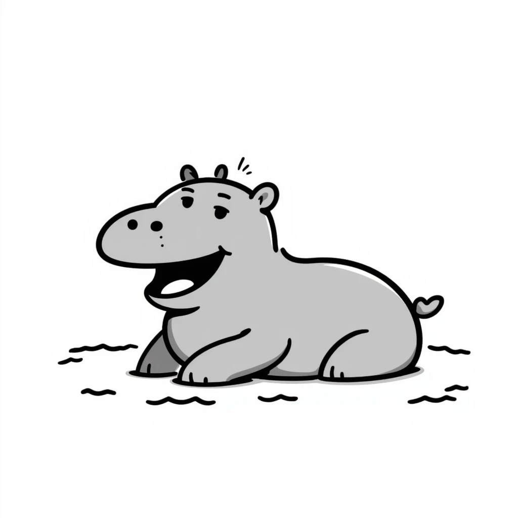 Hippo emoji