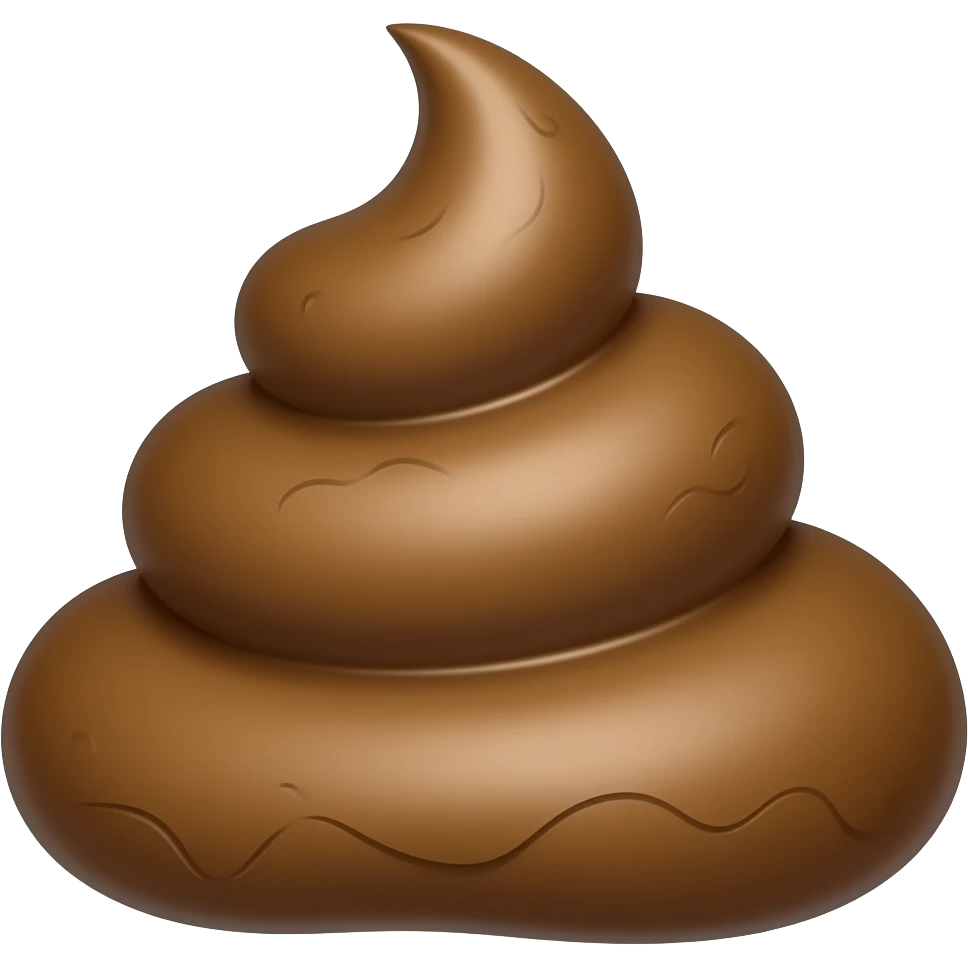 Diaper poop emoji