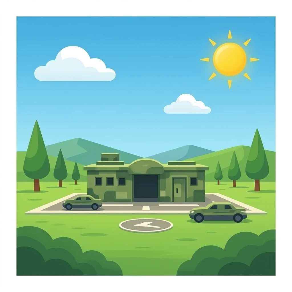 green military base emoji emoji